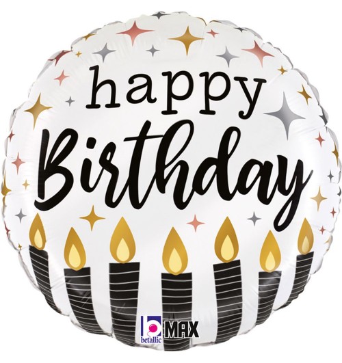 Happy Birthday - Metallic...