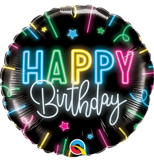 Happy Birthday - Neon Glow...