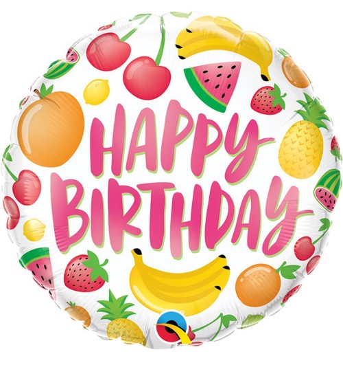 Happy Birthday - Fruits -...