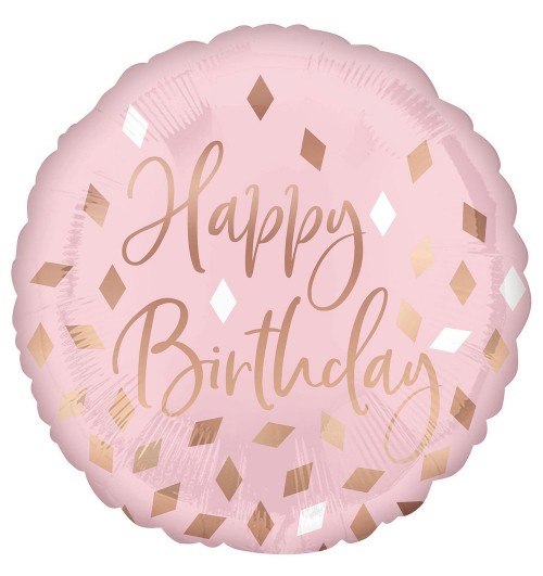 Happy Birthday - Blush - 18...