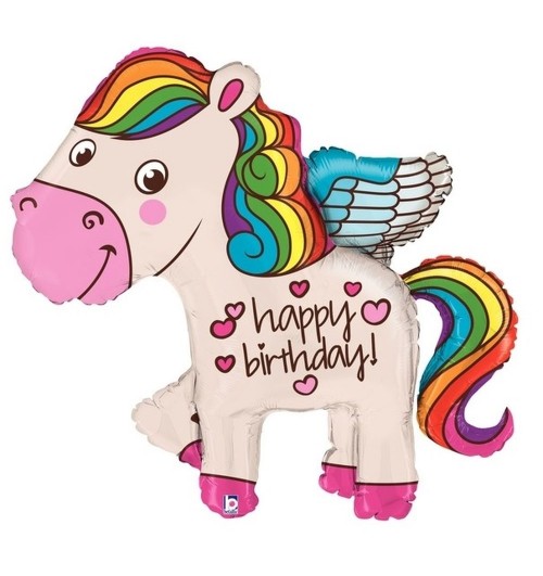 Rainbow Birthday Pony - 45...