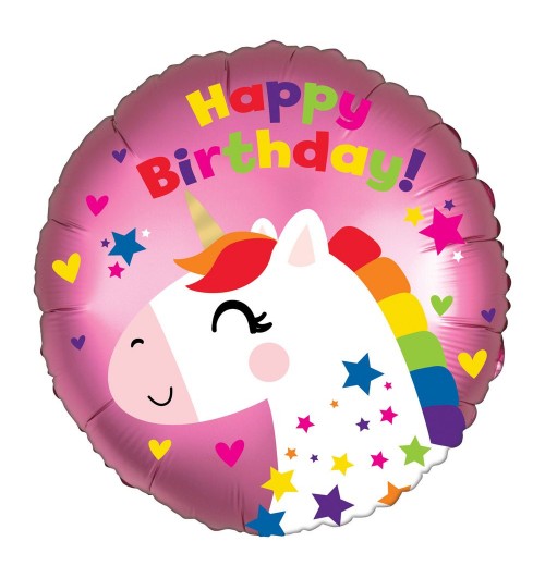 Happy Birthday - Unicorn -...