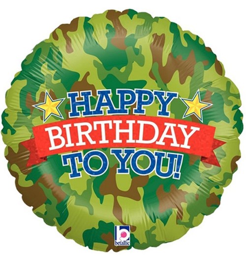 Happy Birthday Camouflage -...