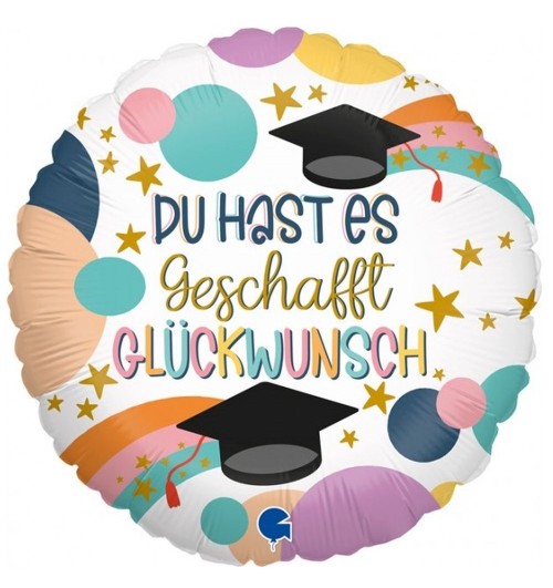 Du hast es geschafft...