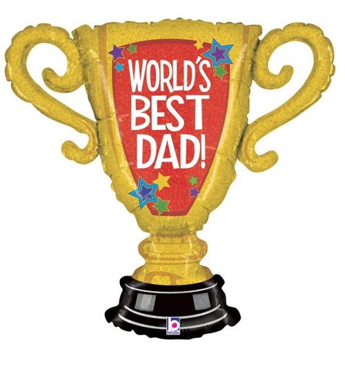 World's Best Dad Trophy -...