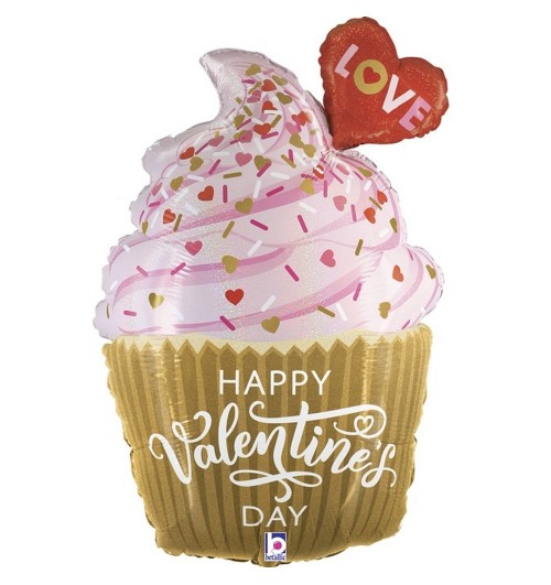 Valentine Golden Cupcake -...