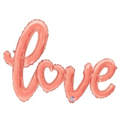 Love - Script - Rose Gold -...