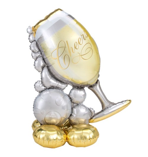 Bubbly Champagne Glass -...