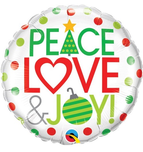 Peace Love Joy - 18 inch -...