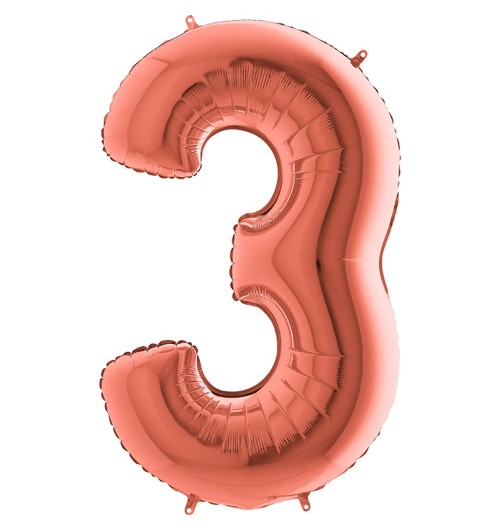 Number 3 - Rose Gold - 40...