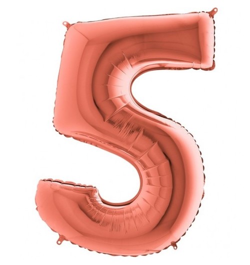 Number 5 - Rose Gold - 40...