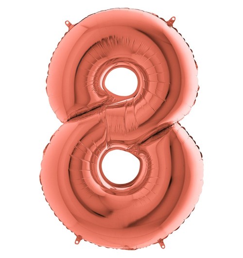 Number 8 - Rose Gold - 40...
