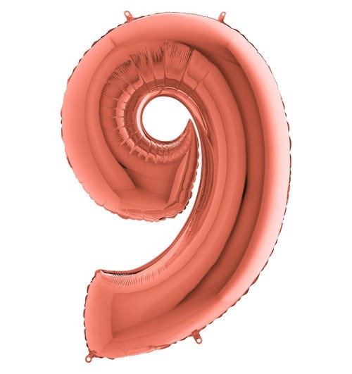 Number 9 - Rose Gold - 40...