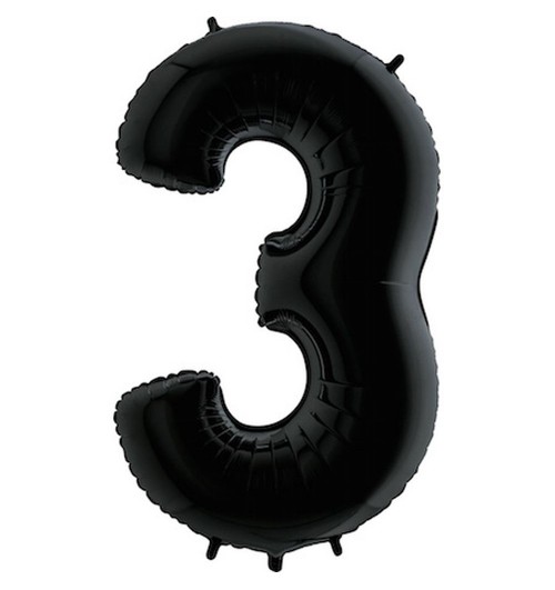 Number 3 - Black - 40 inch...