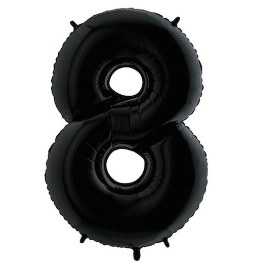 Number 8 - Black - 40 inch...