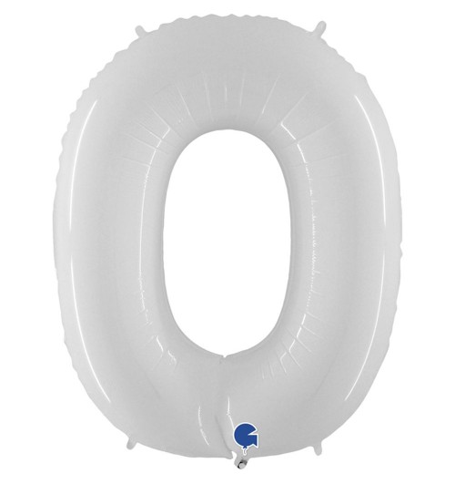 Number 0 - White - 40 inch...