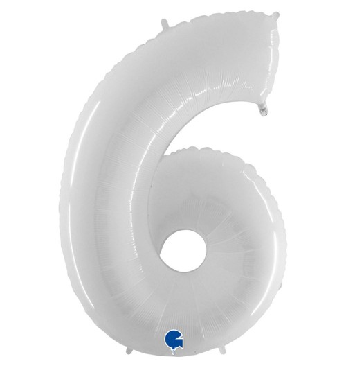 Number 6 - White - 40 inch...