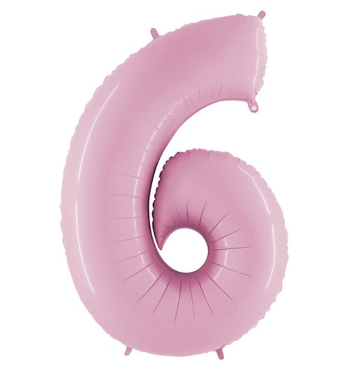 Number 6 - Pink - 40 inch -...
