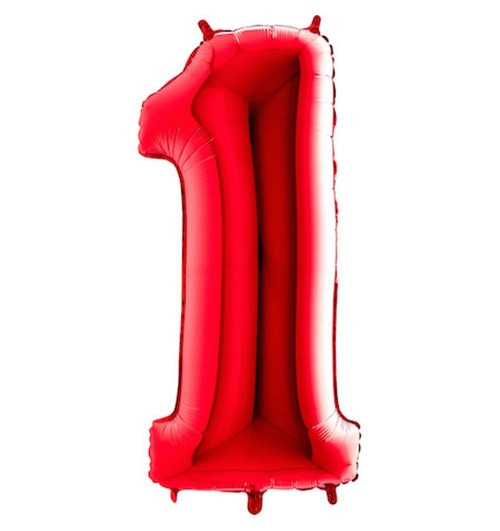 Number 1 - Red - 40 inch -...