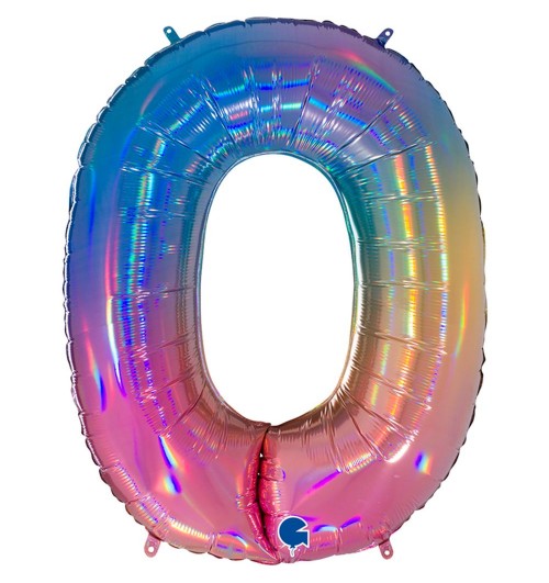 Number 0 - Rainbow - 40...
