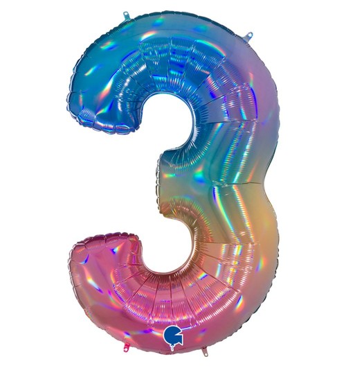 Number 3 - Rainbow - 40...