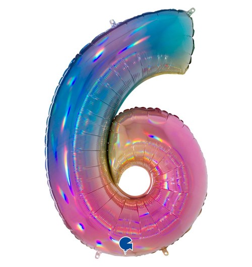 Number 6 - Rainbow - 40...