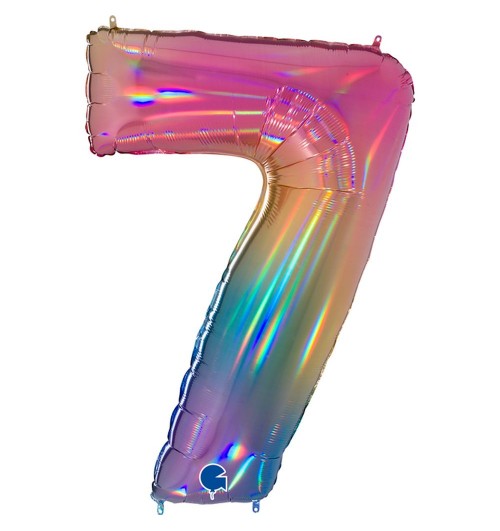 Number 7 - Rainbow - 40...