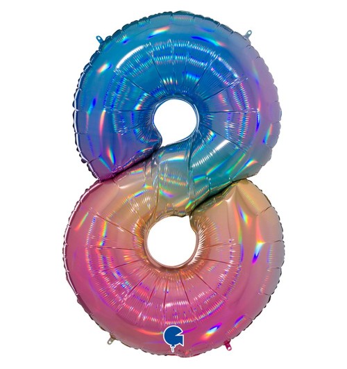 Number 8 - Rainbow - 40...