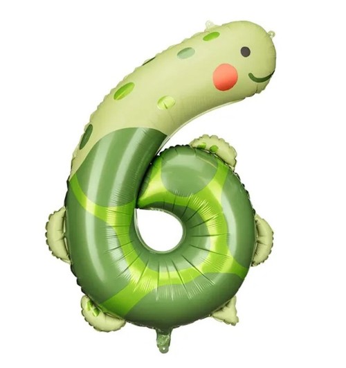 Number 6 - Turtle - 35 inch