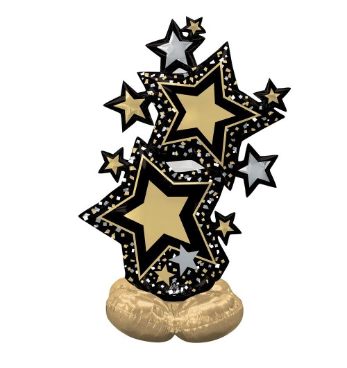 Black and Gold Stars -...